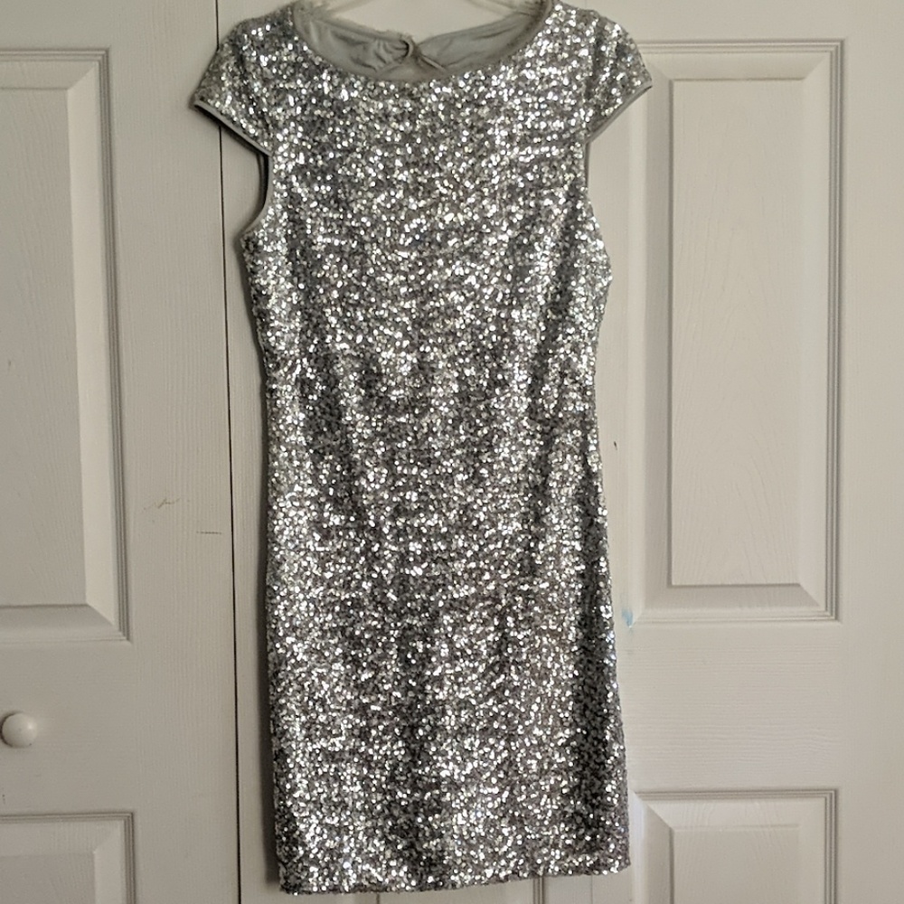 Sequined cocktail dress